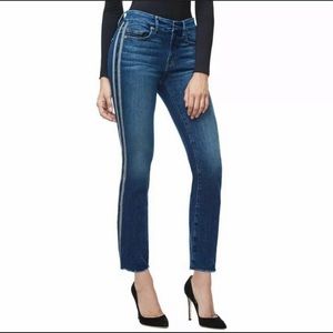 Good American St Athletic Stripe High Waist sz31